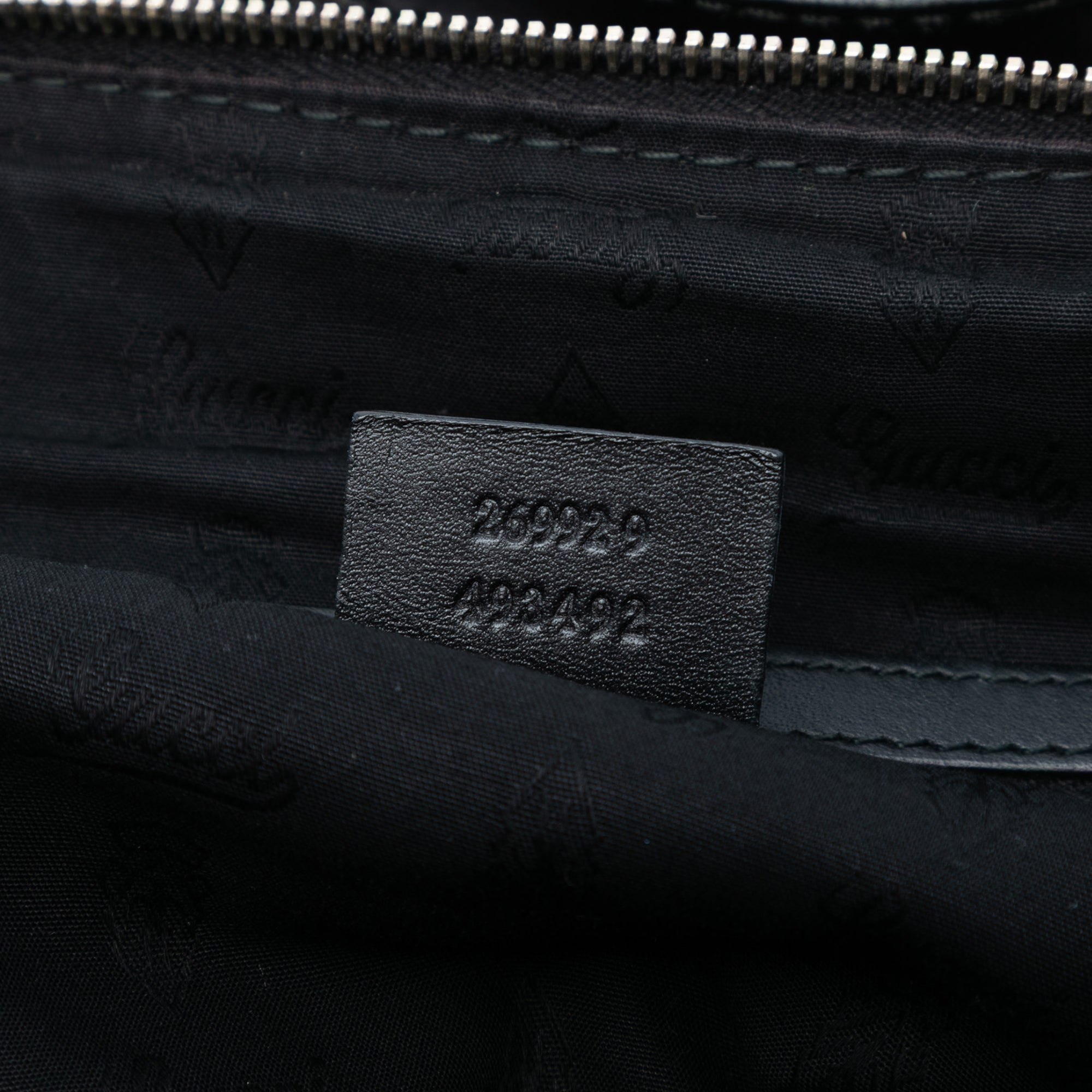 Diamante Canvas Bridle Satchel - Image 6