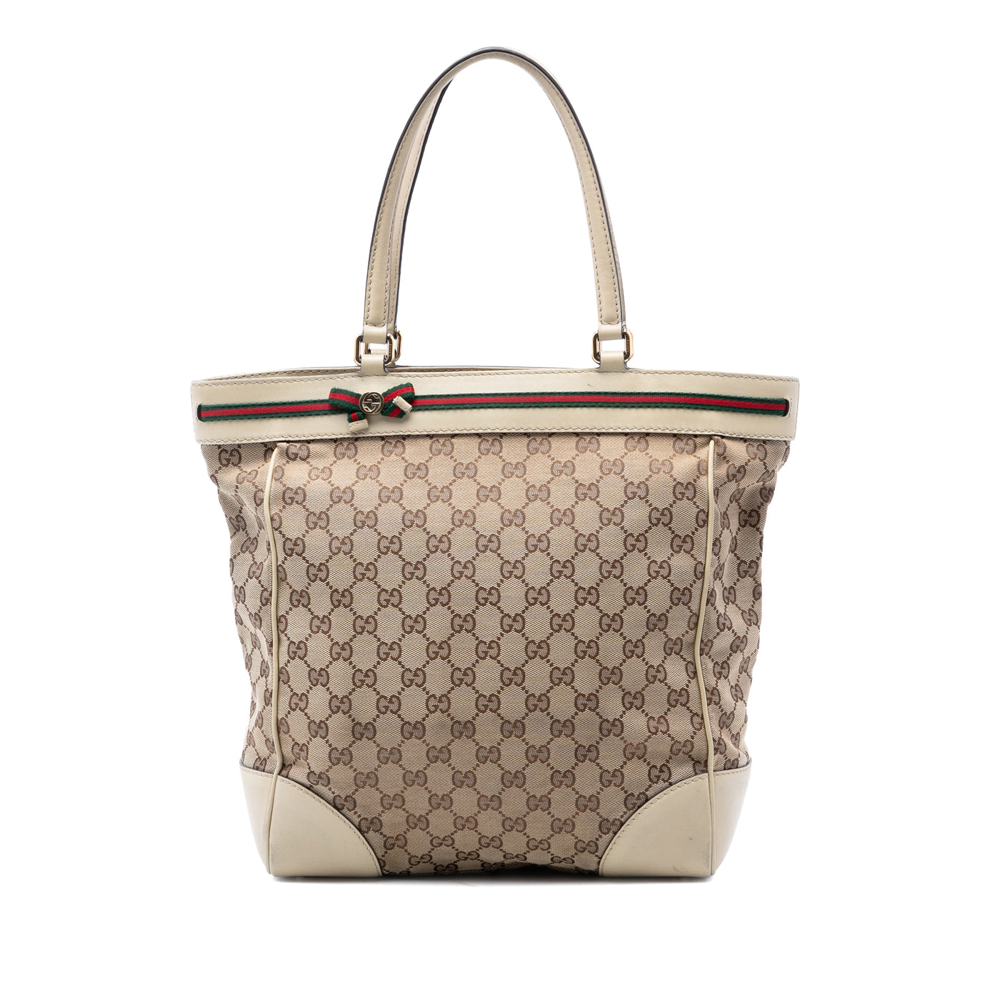 GG Canvas Web Mayfair Tote - Image 1