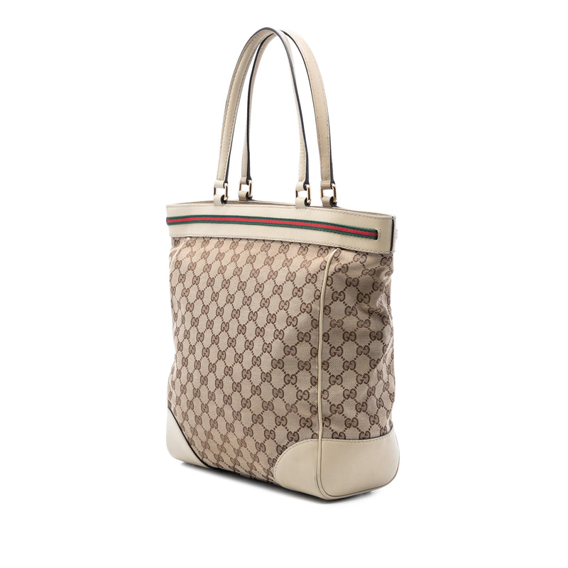 GG Canvas Web Mayfair Tote - Image 2
