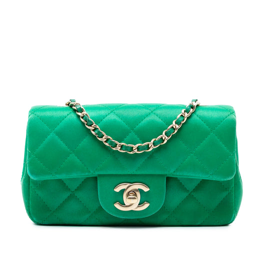 Extra Mini Rectangular Classic Satin Single Flap - Image 1