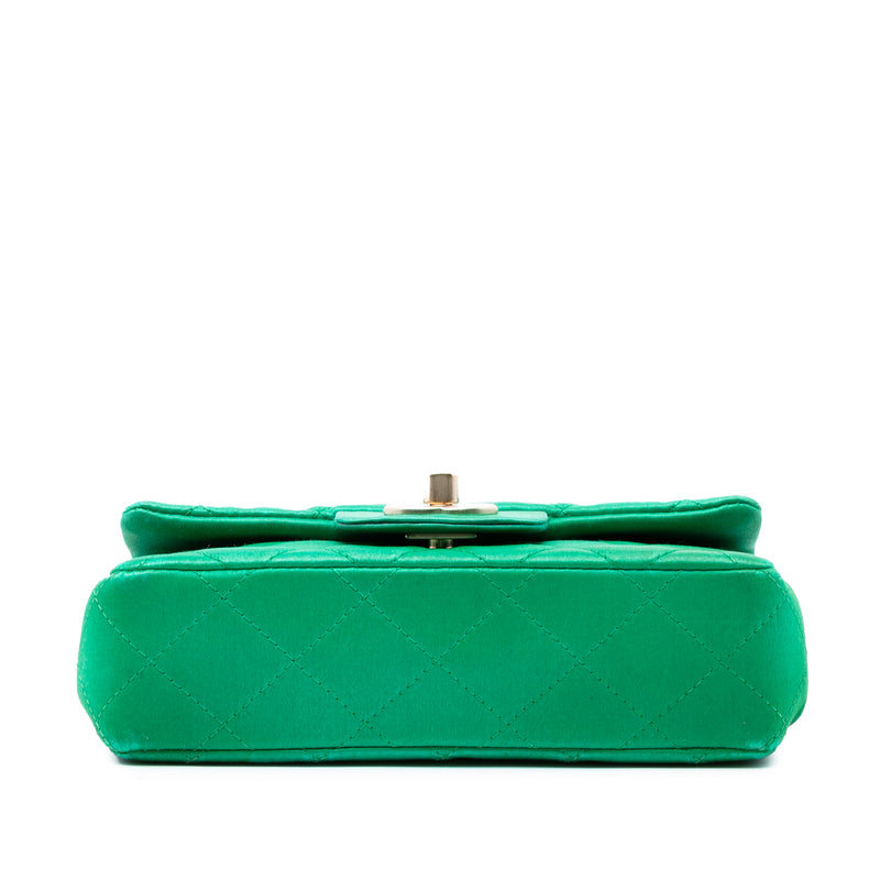 Extra Mini Rectangular Classic Satin Single Flap - Image 3