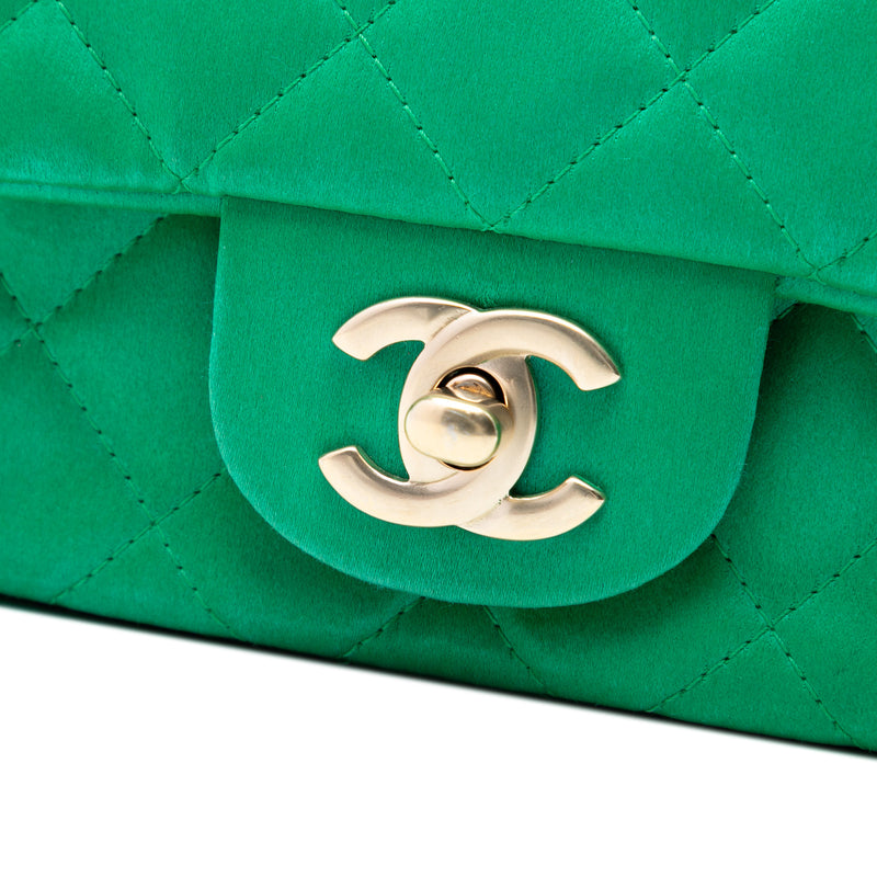 Extra Mini Rectangular Classic Satin Single Flap - Image 5