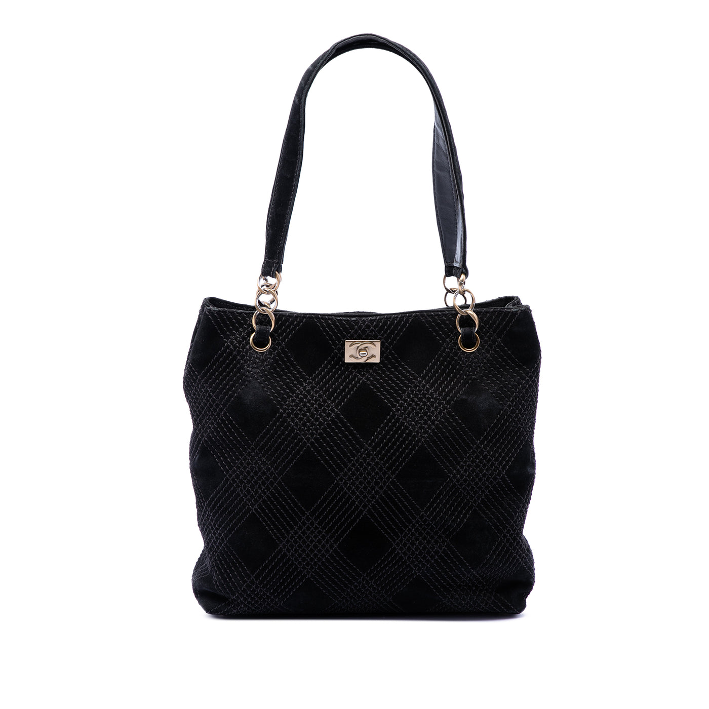 CC Suede Wild Stitch Tote - Image 1