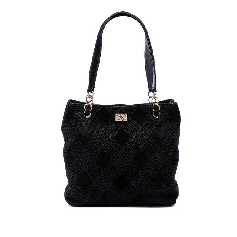 CC Suede Wild Stitch Tote