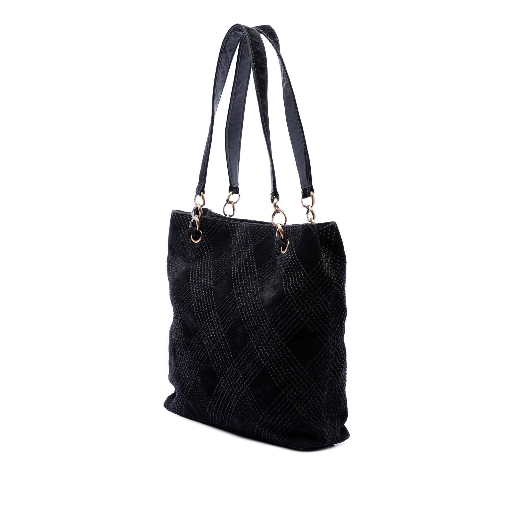 CC Suede Wild Stitch Tote - Image 2