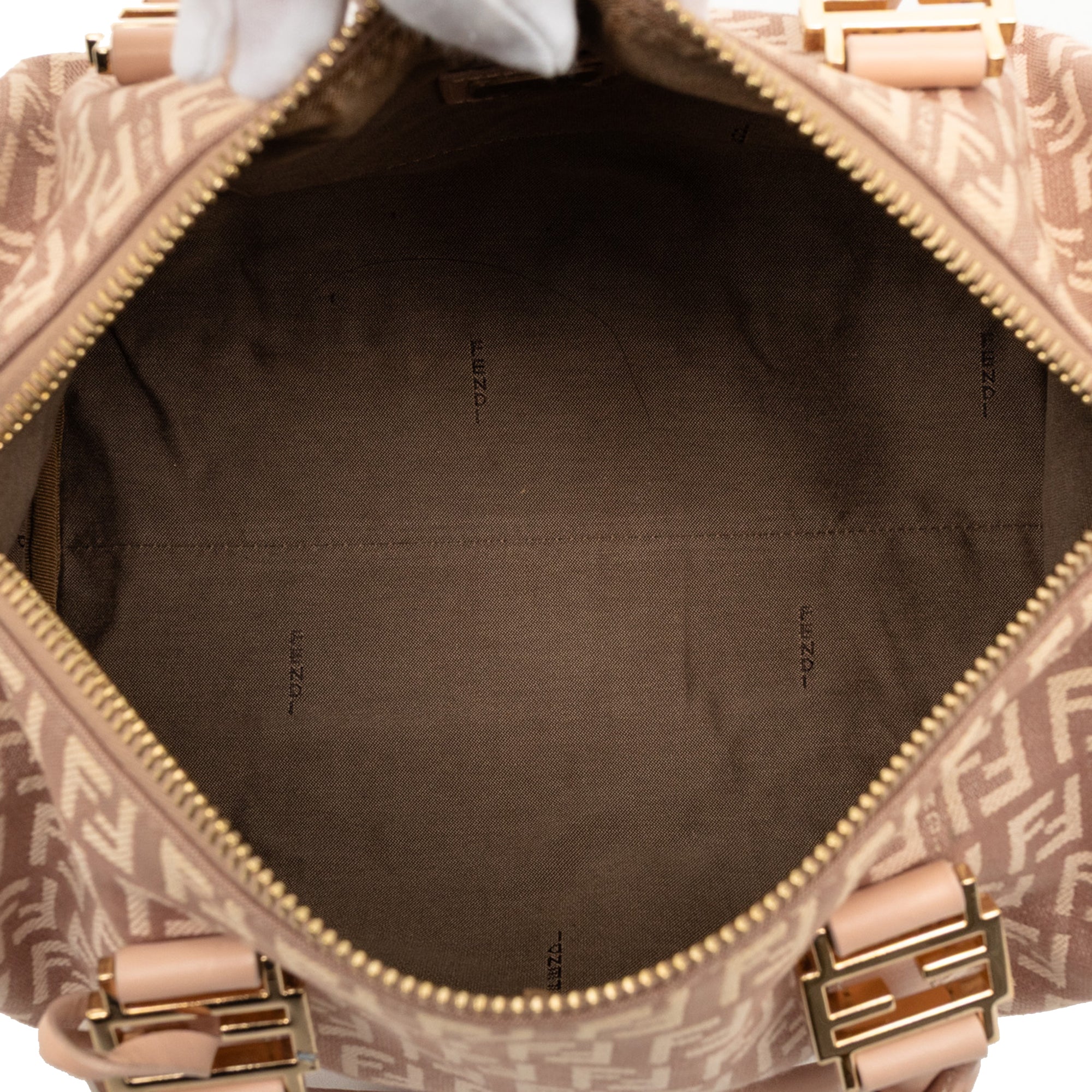 Small Zucchino Canvas Forever Bauletto Boston Bag - Image 4