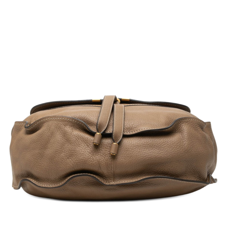 Large Pebbled Calfskin Marcie Hobo - Image 3