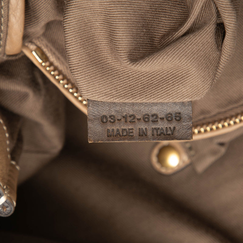 Large Pebbled Calfskin Marcie Hobo - Image 6