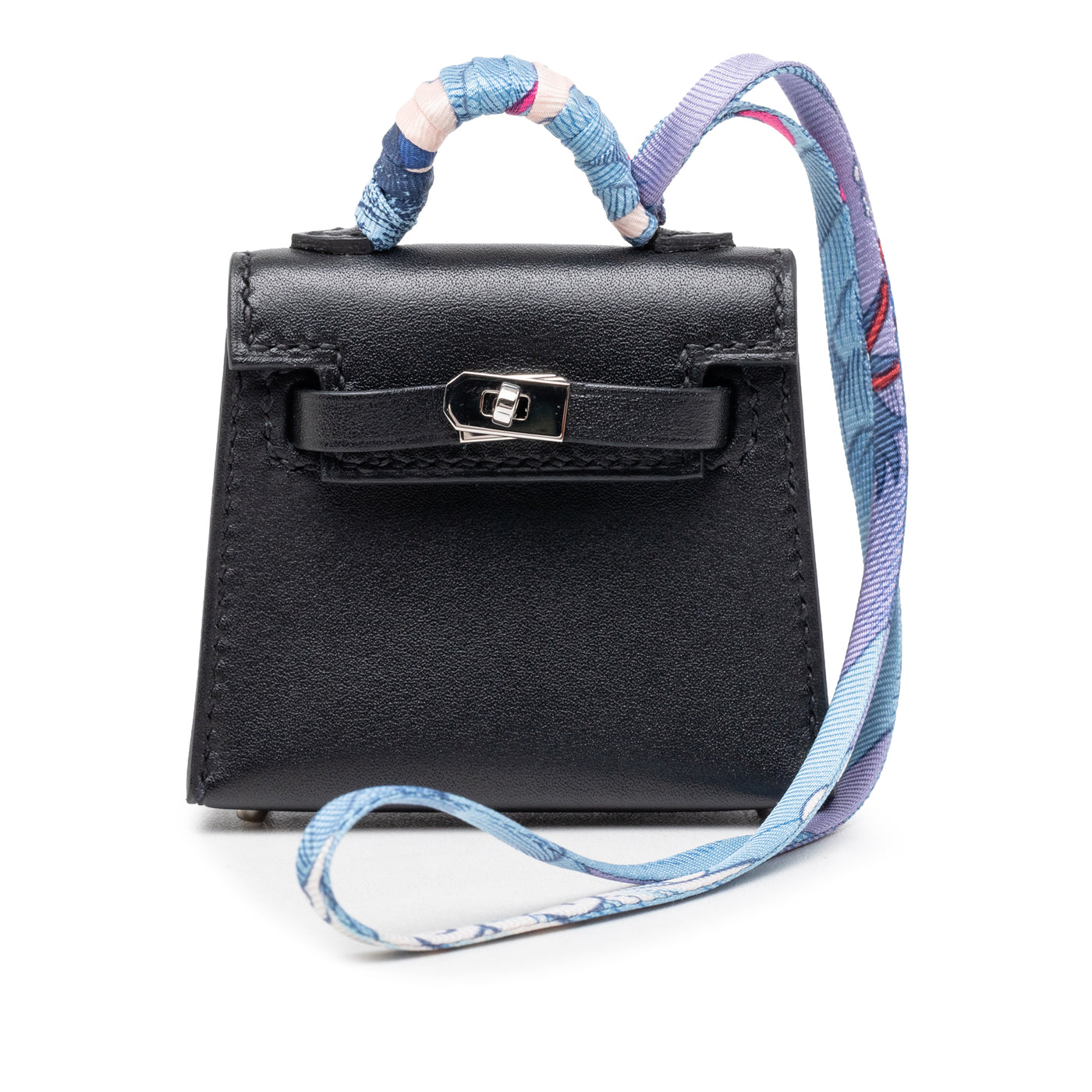 Mini Tadelakt Kelly Sellier Twilly Bag Charm - Image 1