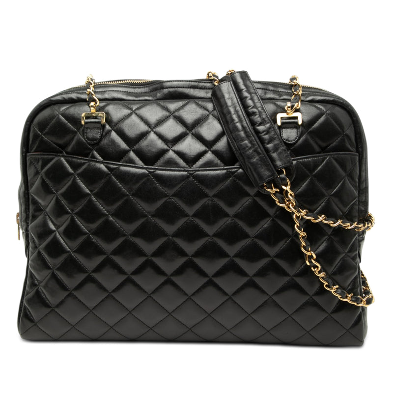 Quilted Lambskin Chain Shoulder Bag