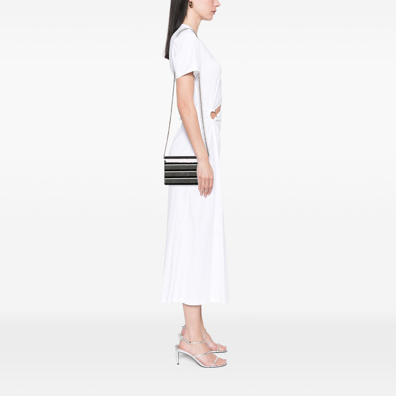 Sequin Embellished Baia Chain Flap - Image 11