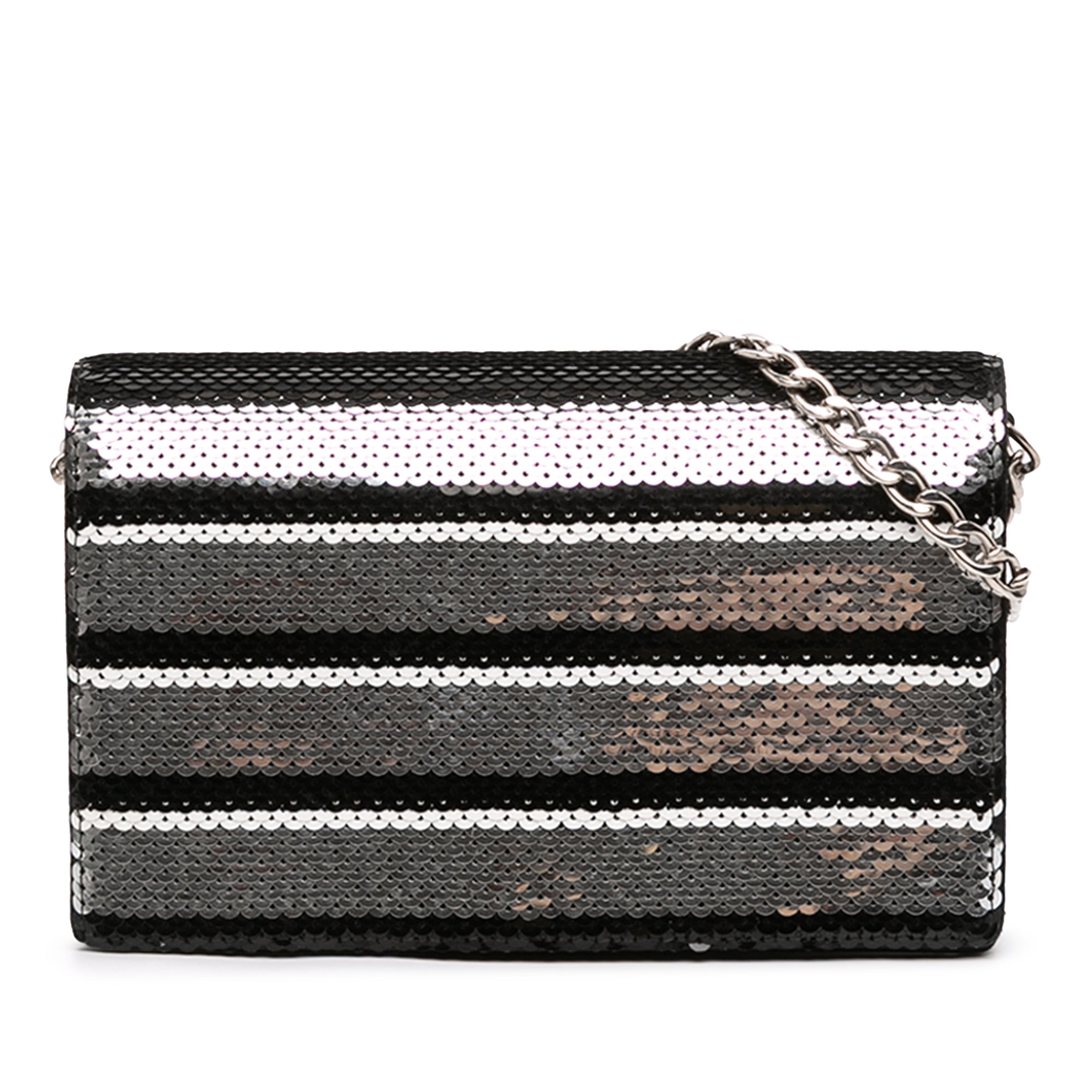 Sequin Embellished Baia Chain Flap - Image 1