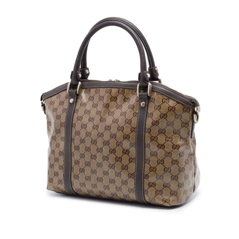 Medium GG Crystal Charm Dome Satchel - Image 2