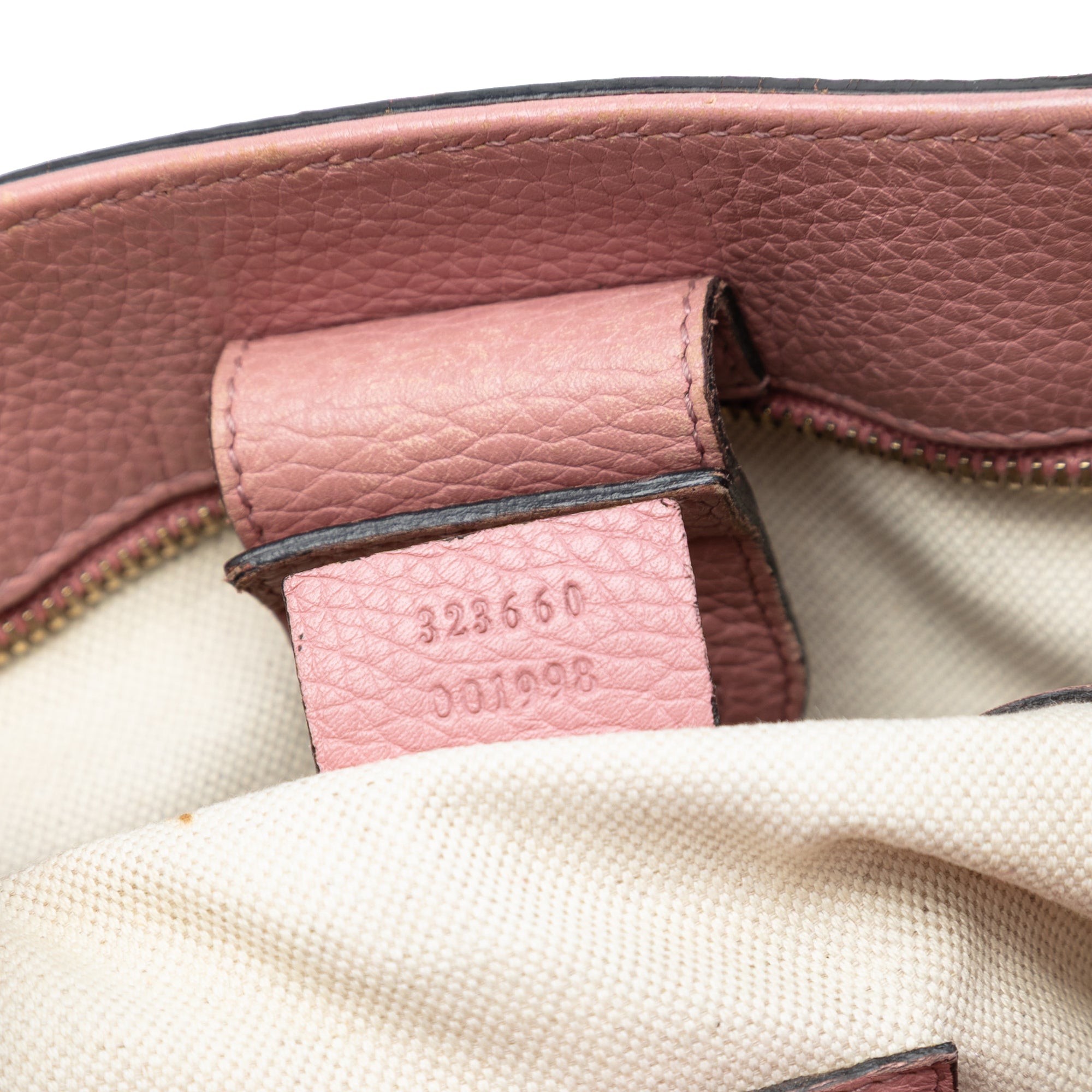 Medium Bicolor Calfskin Bamboo Shopper Satchel - Image 6