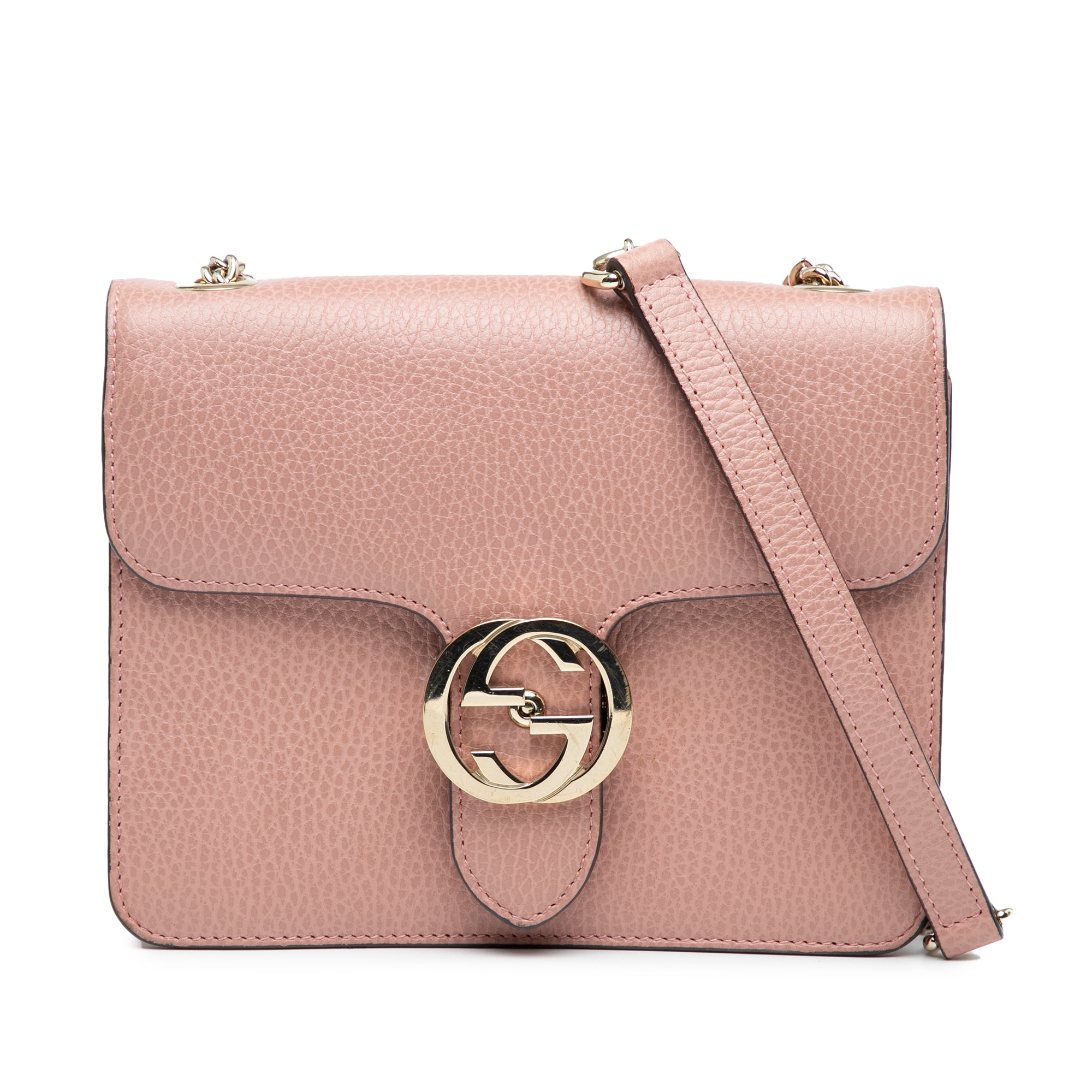 Small Dollar Calfskin Interlocking G Crossbody - Image 1