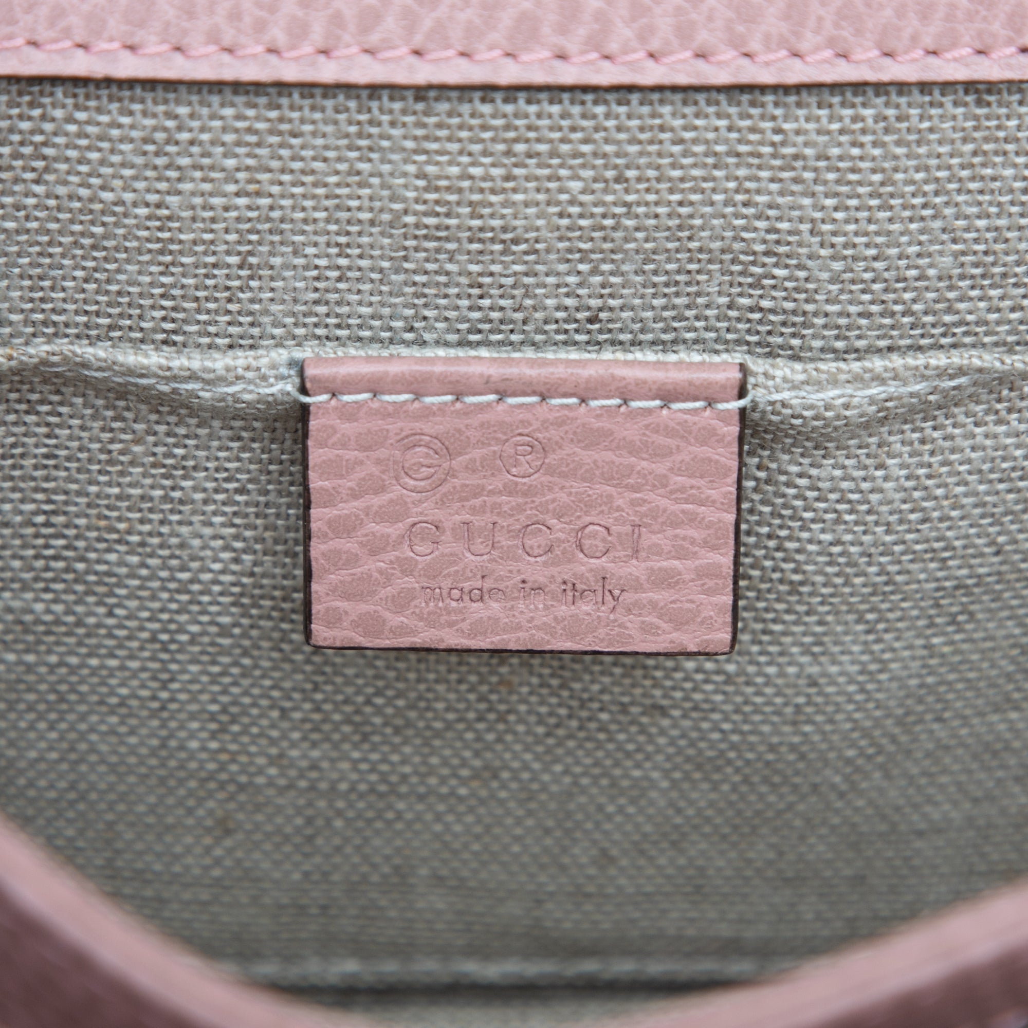 Small Dollar Calfskin Interlocking G Crossbody - Image 5
