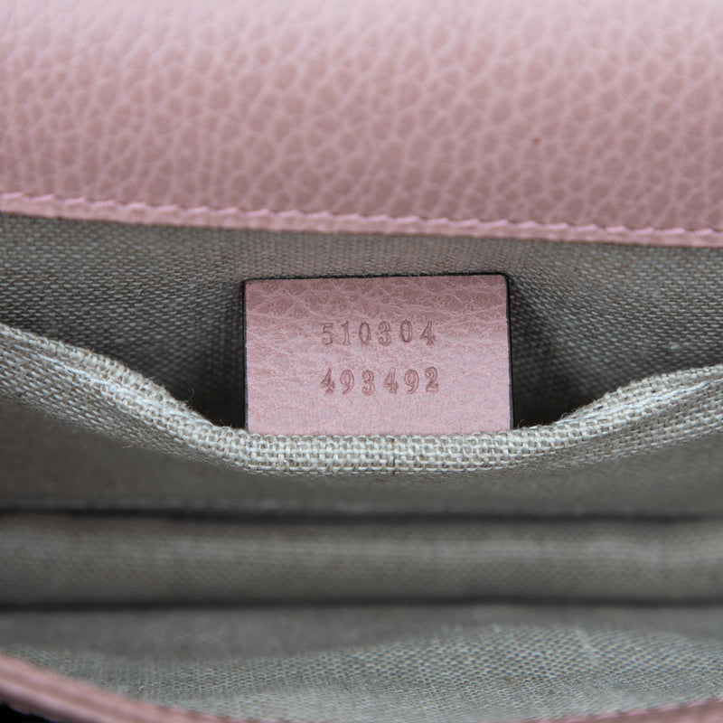 Small Dollar Calfskin Interlocking G Crossbody - Image 6