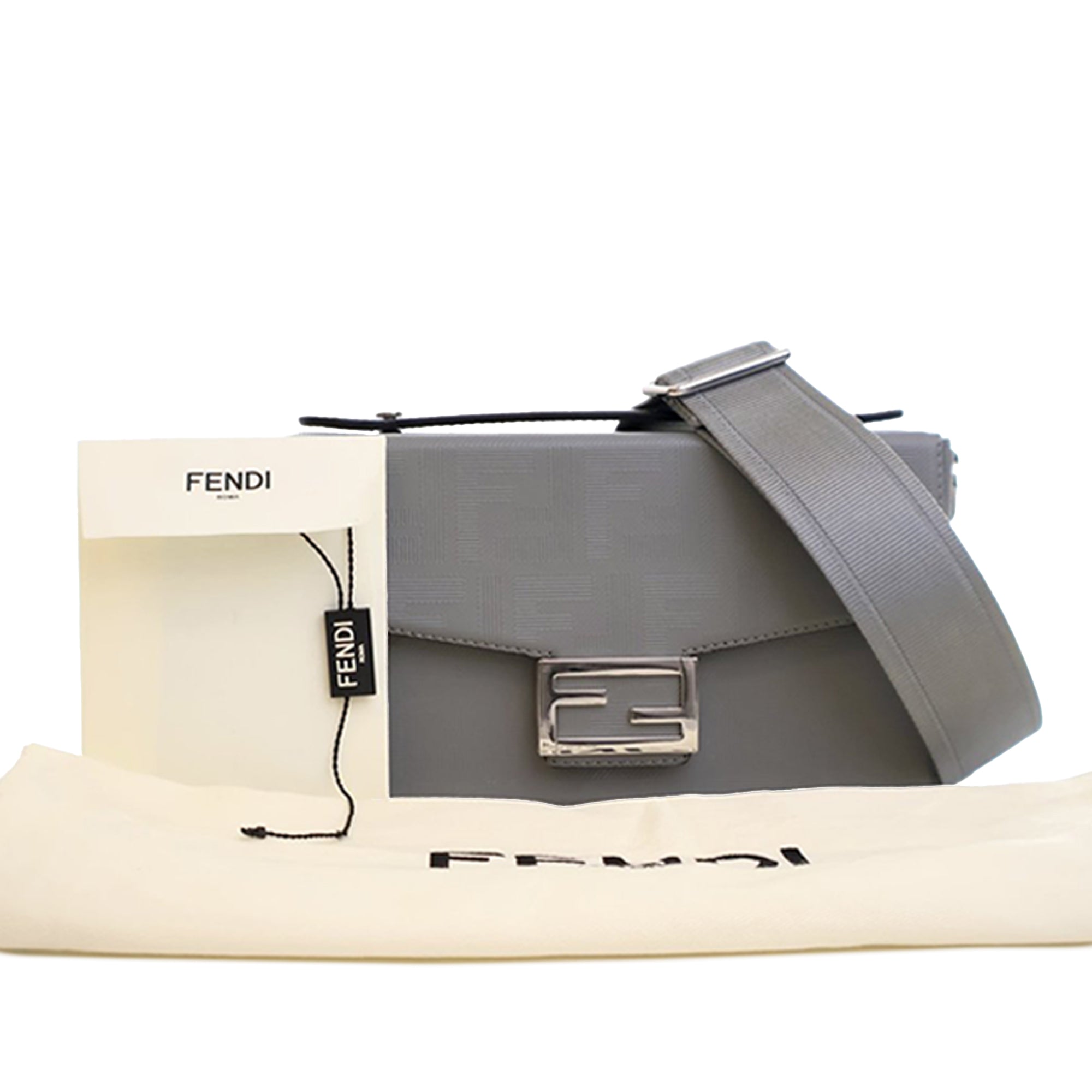 Zucca Calfskin Soft Trunk Baguette Satchel - Image 15
