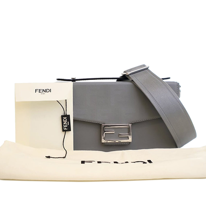 Zucca Calfskin Soft Trunk Baguette Satchel - Image 15