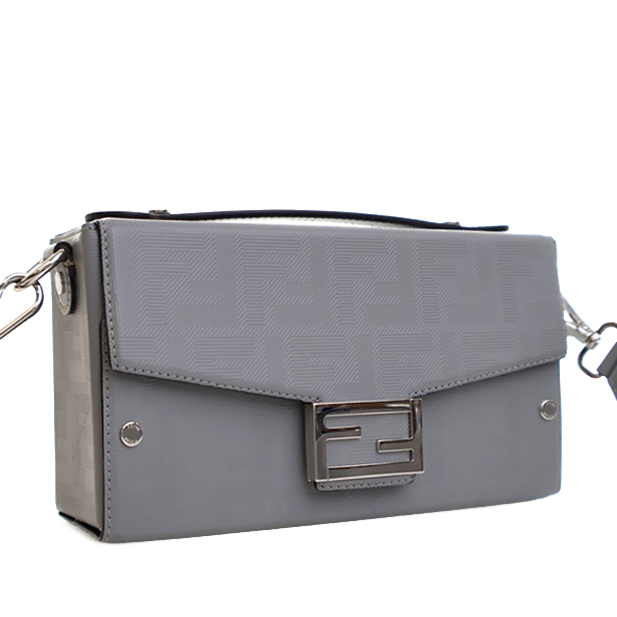 Zucca Calfskin Soft Trunk Baguette Satchel - Image 3
