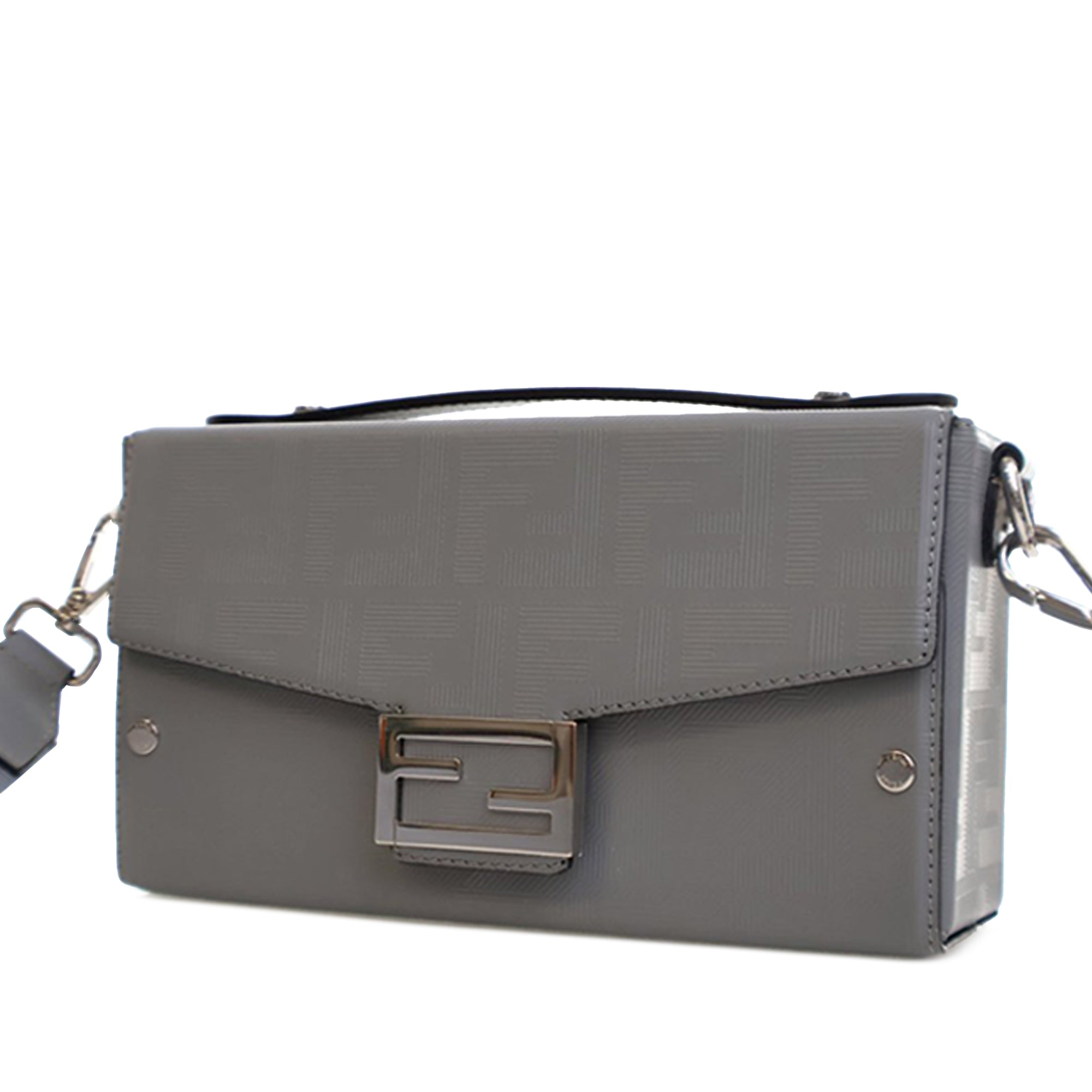 Zucca Calfskin Soft Trunk Baguette Satchel - Image 4