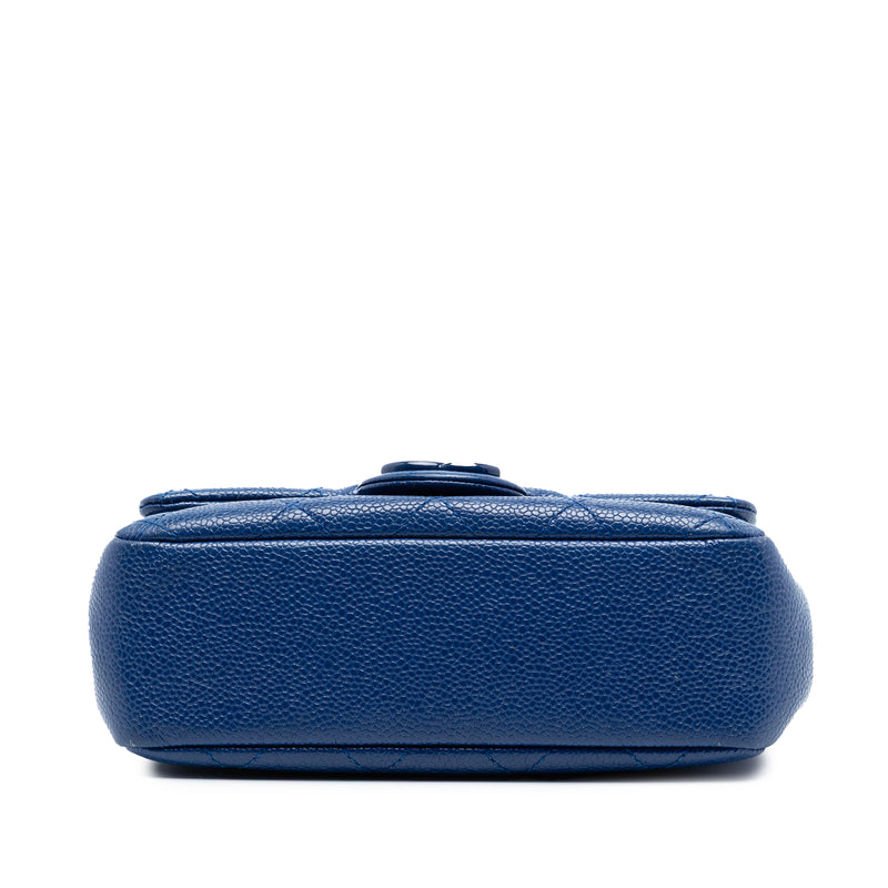 Mini Square Quilted Caviar CC Incognito Single Flap - Image 3