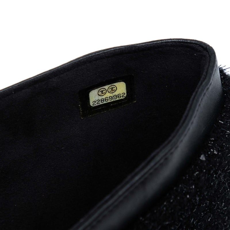 CC Tweed Chain Around Tablet Holder Crossbody - Image 6