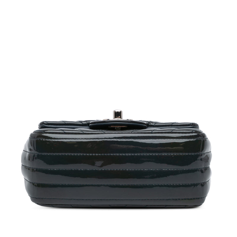 Mini Square Classic Chevron Patent Single Flap - Image 3