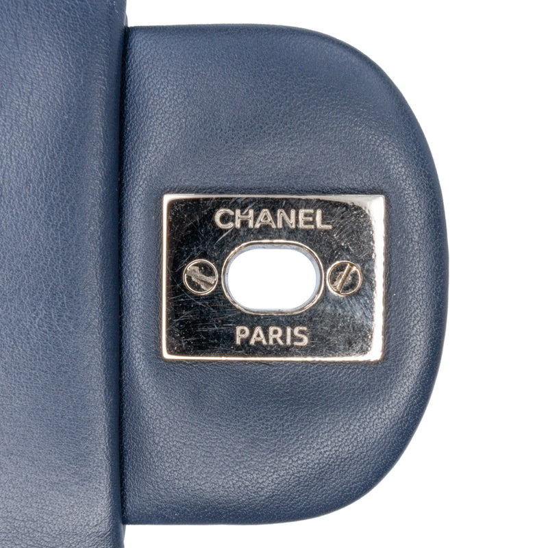Mini Square Classic Chevron Patent Single Flap - Image 7