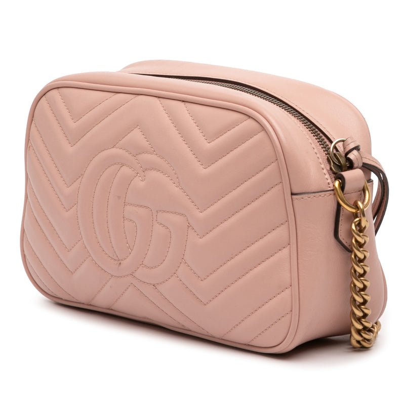 Small GG Marmont Matelasse Leather Crossbody - Image 2