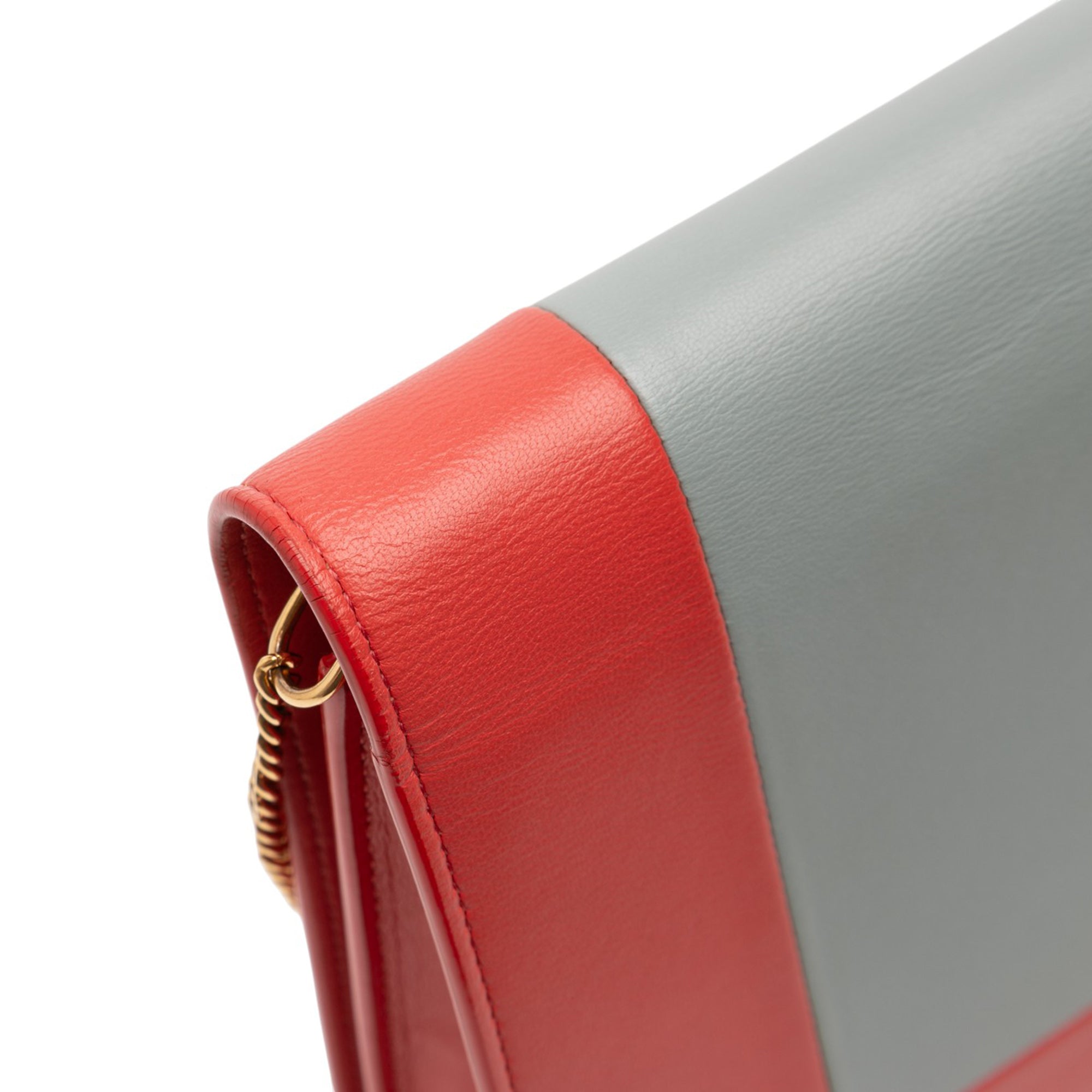 Leather Frame Wallet on Chain - Image 10