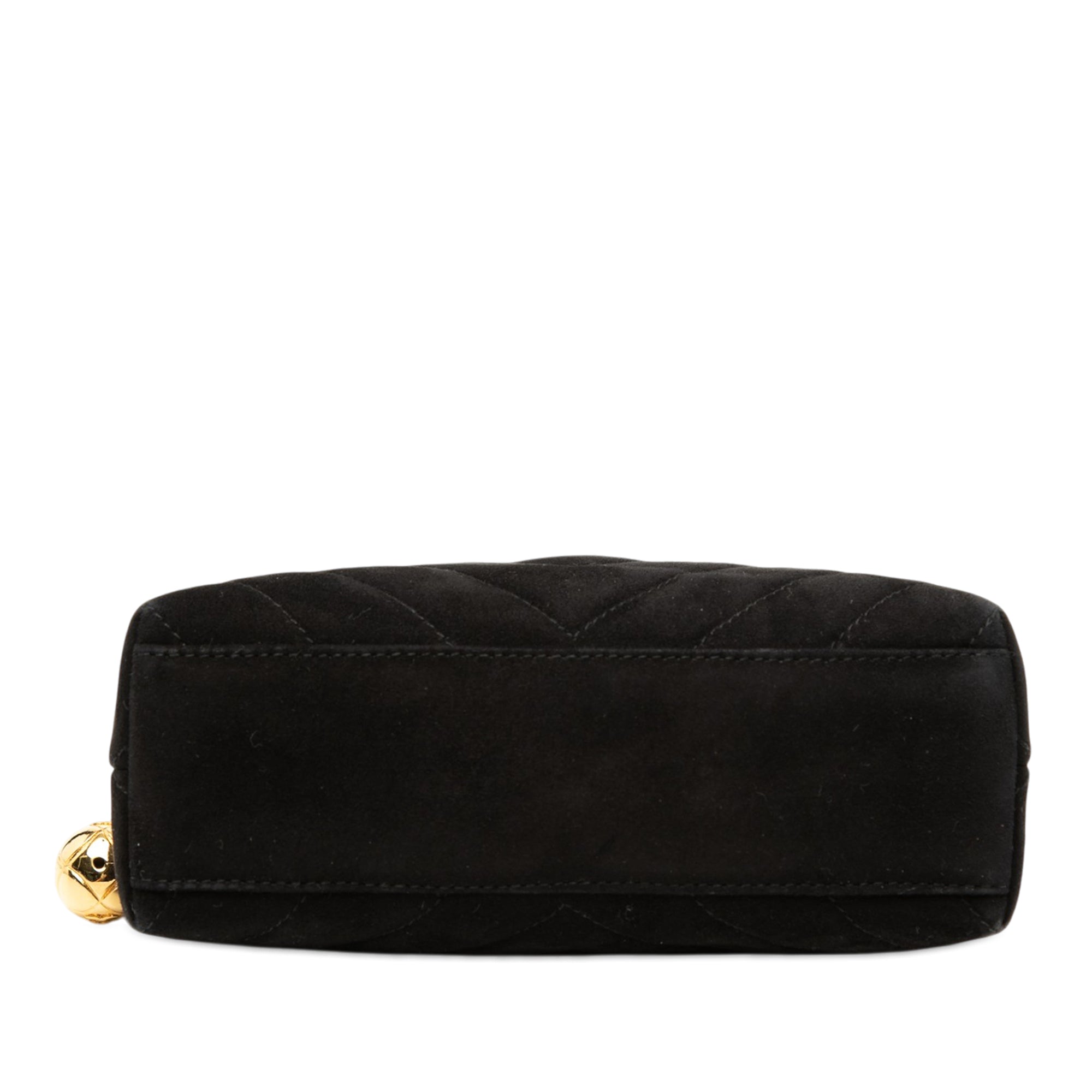 CC Diamond Quilted Suede Crossbody - Image 3