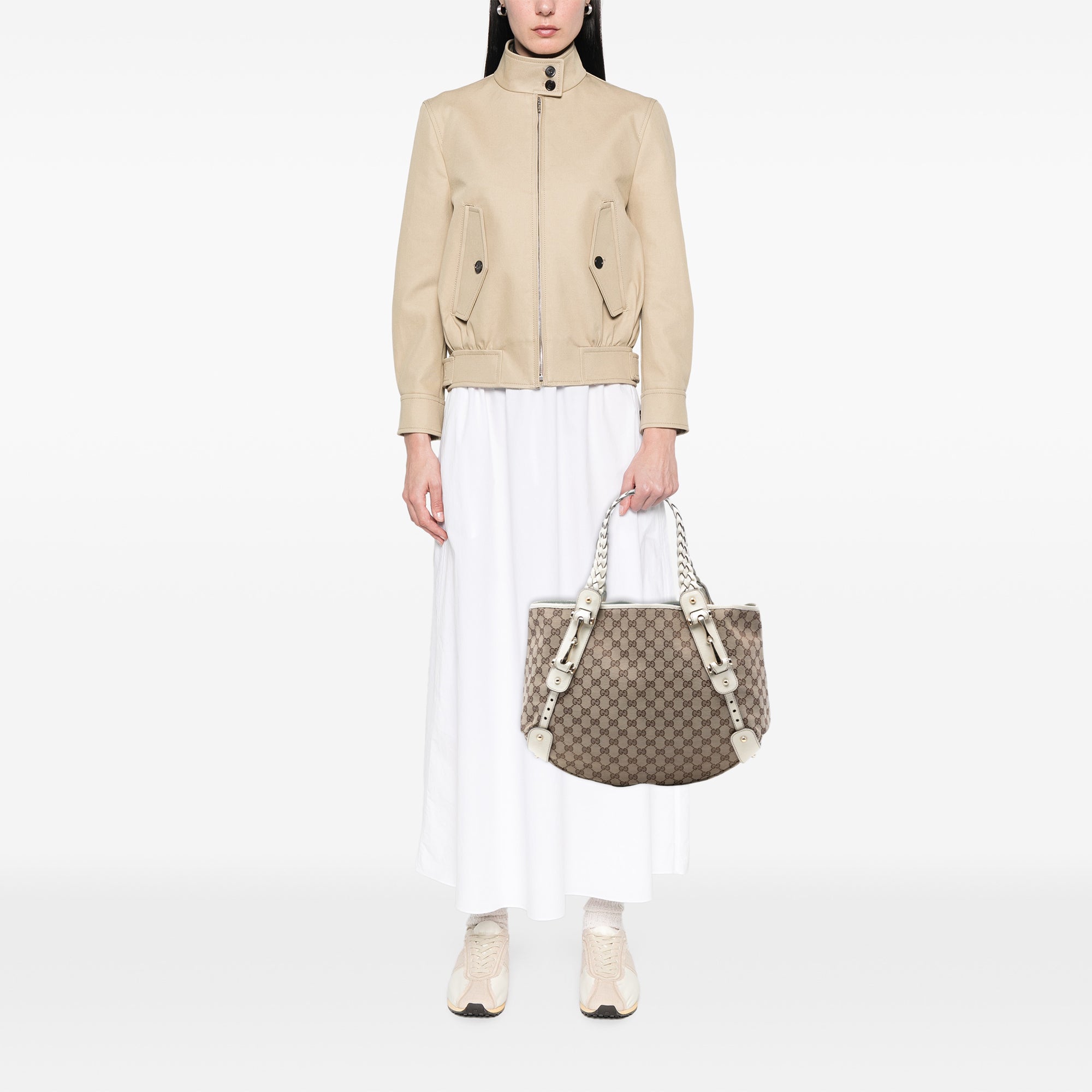 GG Canvas Horsebit Pelham Shoulder Bag - Image 7