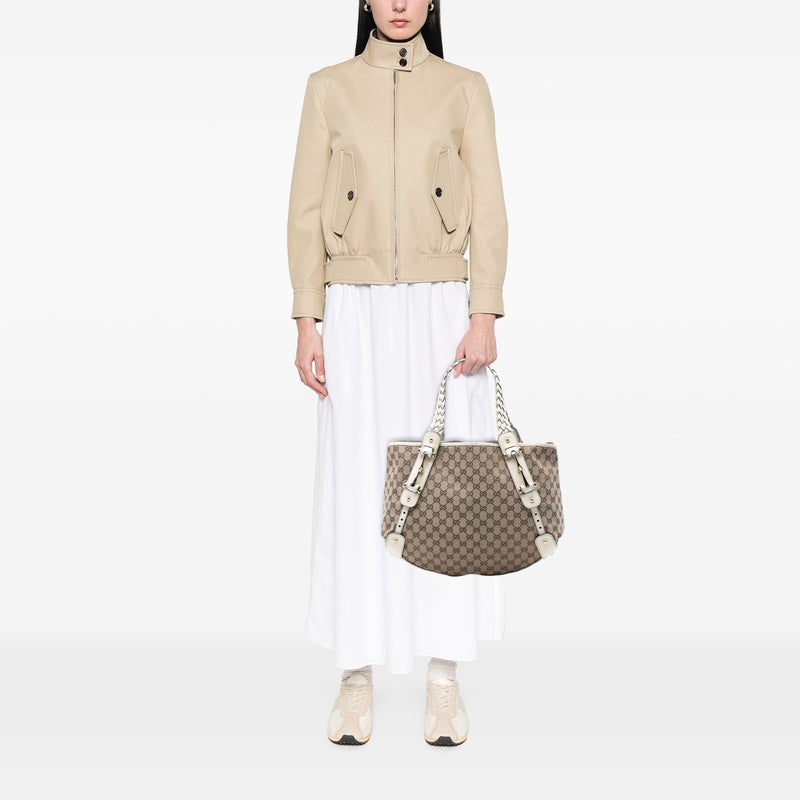 GG Canvas Horsebit Pelham Shoulder Bag - Image 7
