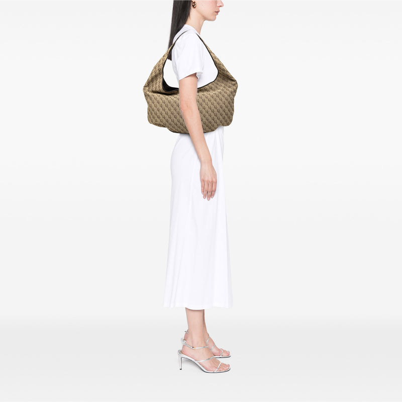 BV Monogram Canvas Campana Hobo - Image 6