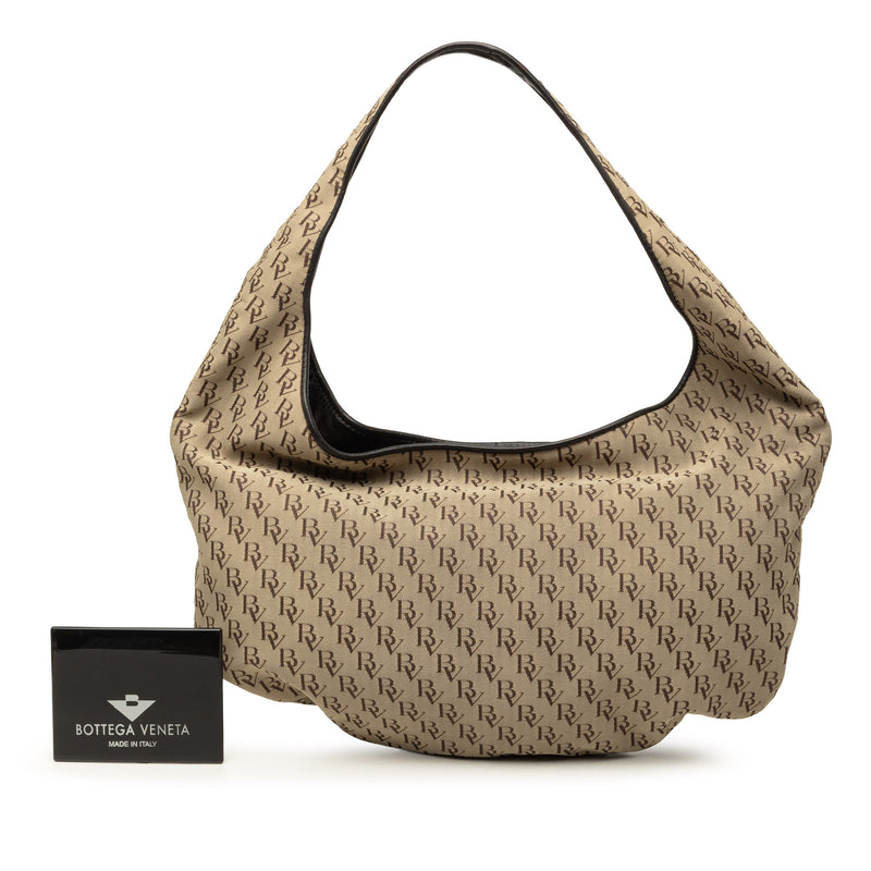 BV Monogram Canvas Campana Hobo - Image 7