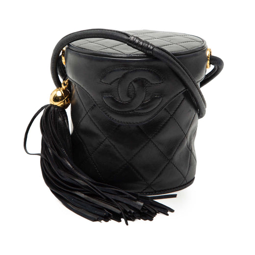 Mini Quilted Lambskin Canteen Tassel Vanity Case - Image 1