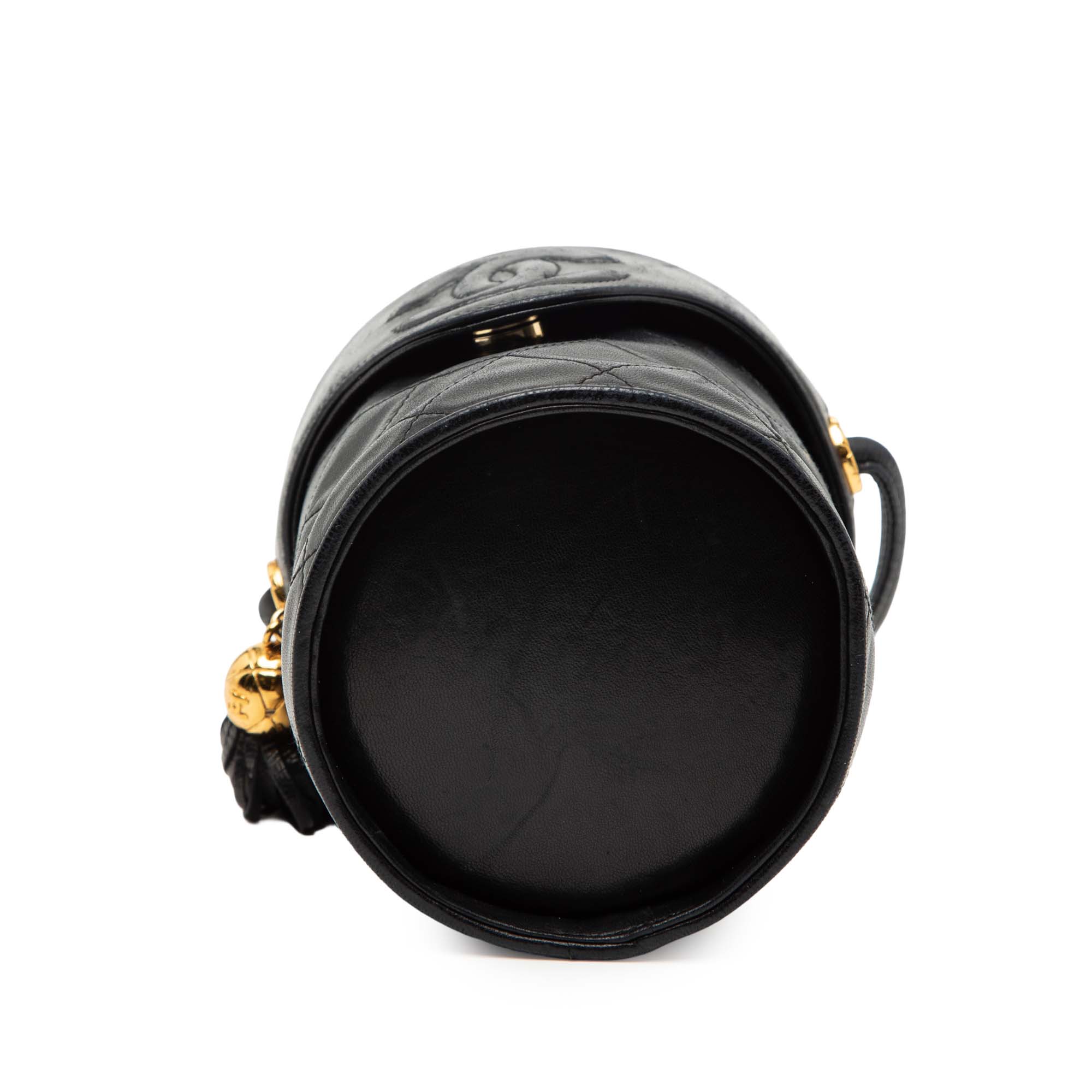 Mini Quilted Lambskin Canteen Tassel Vanity Case - Image 3