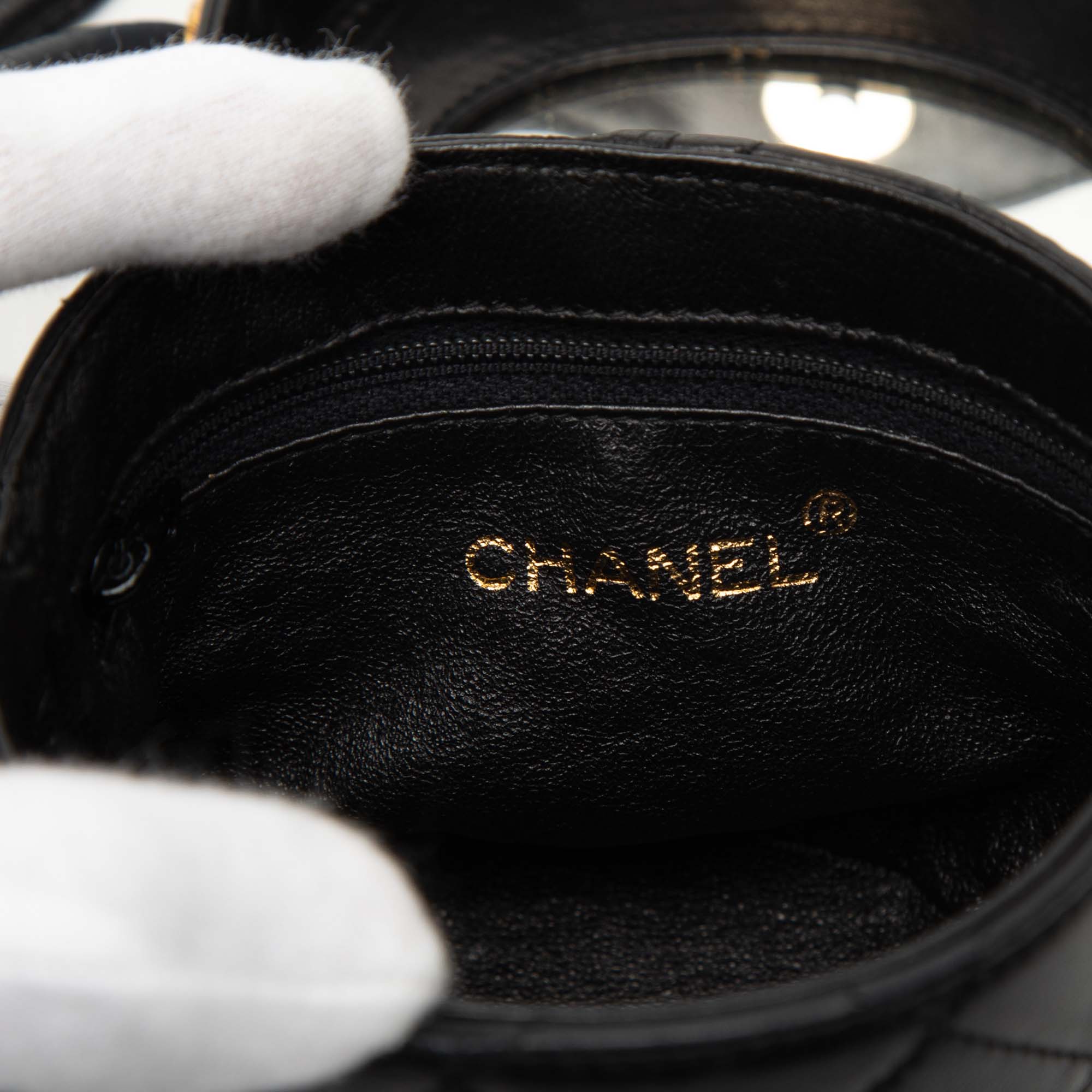 Mini Quilted Lambskin Canteen Tassel Vanity Case - Image 5