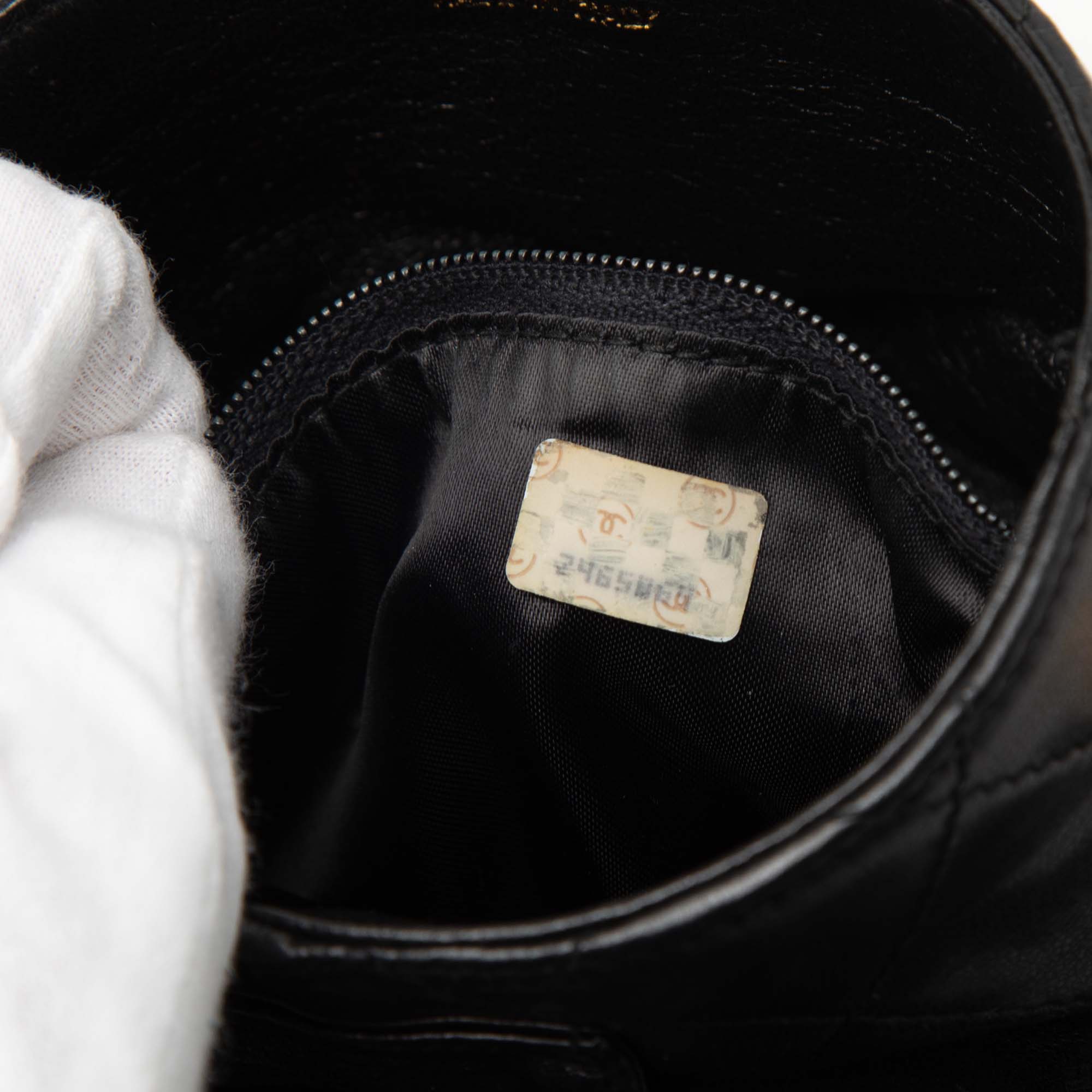 Mini Quilted Lambskin Canteen Tassel Vanity Case - Image 6