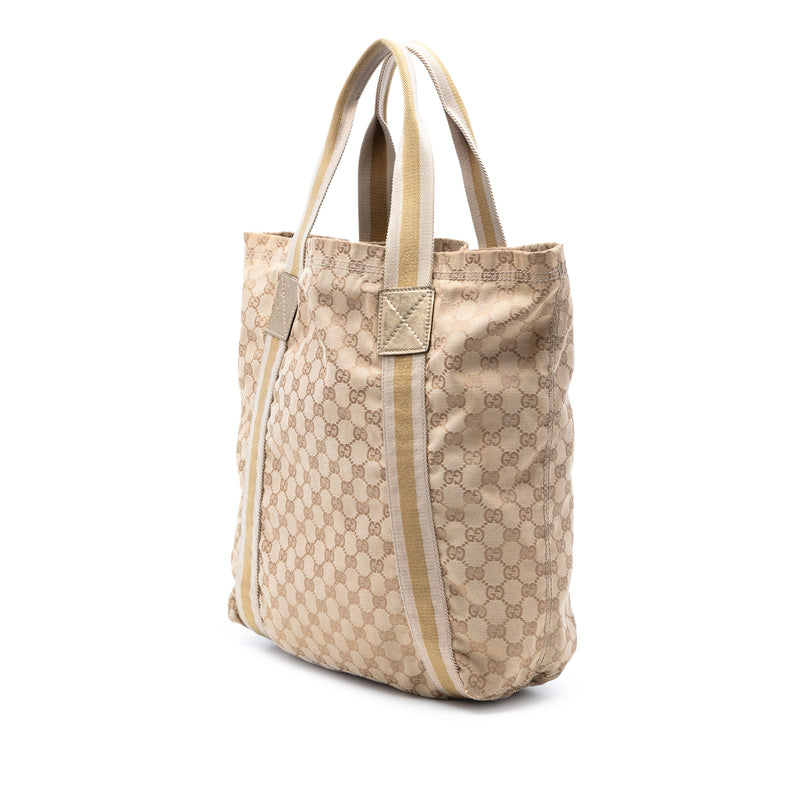 GG Canvas Web Tote - Image 2