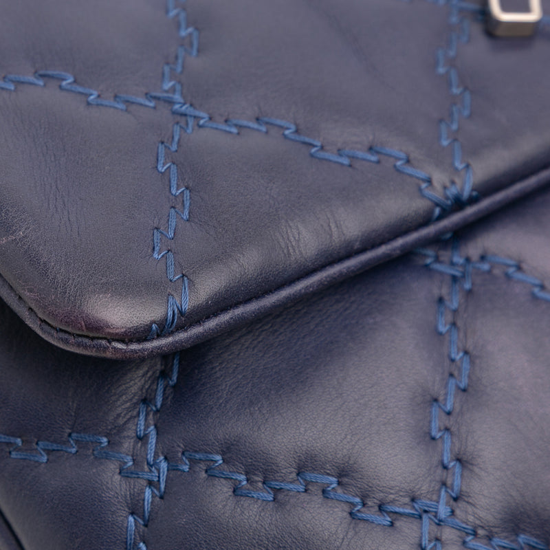 Mini Lambskin Double Stitch Hamptons Flap - Image 7