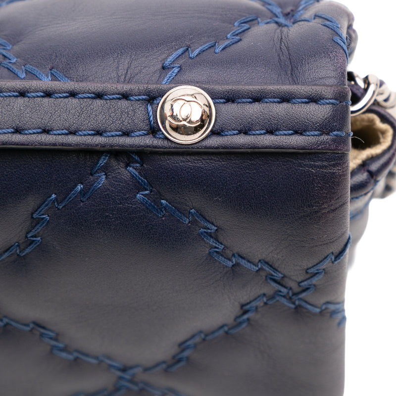 Mini Lambskin Double Stitch Hamptons Flap - Image 9