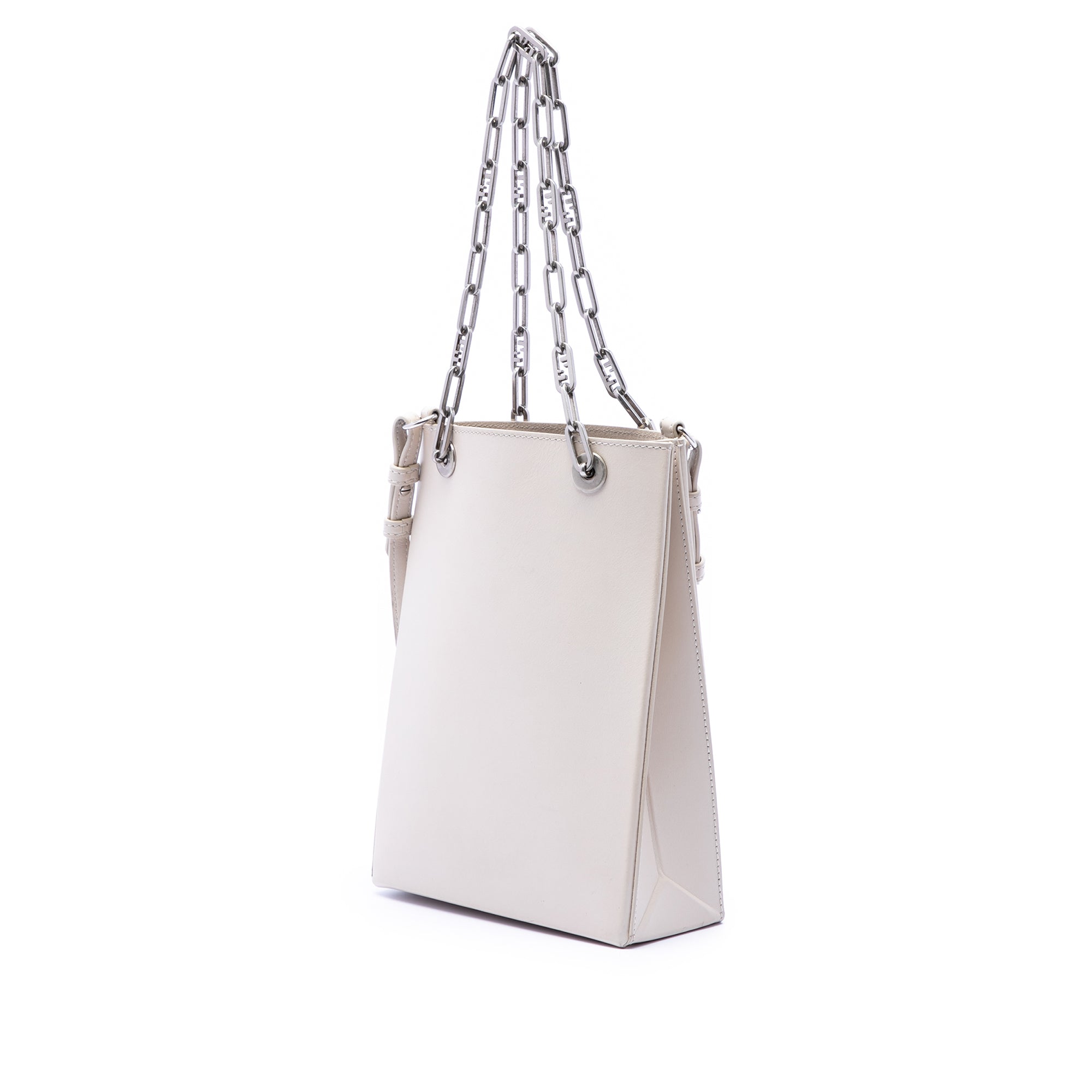 Small Leather Shopping Tote - Image 2