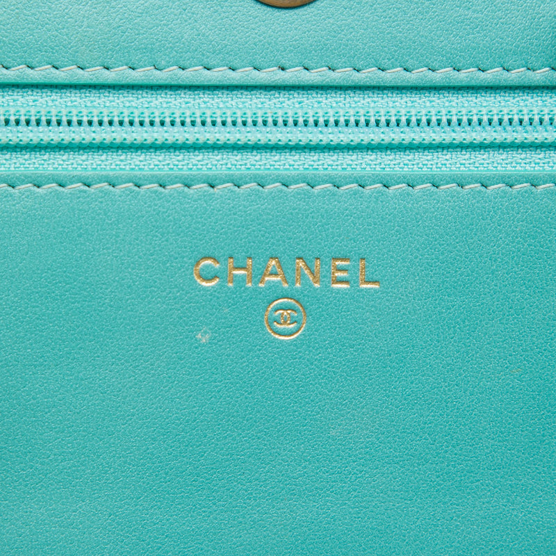 Quilted Velvet Boy Wallet On Chain - Image 5