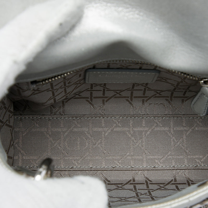 Mini Iridescent Lambskin Cannage Lady Dior - Image 4