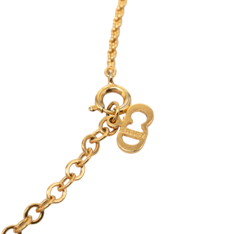 Gold Plated CD Logo Pendant Necklace - Image 5