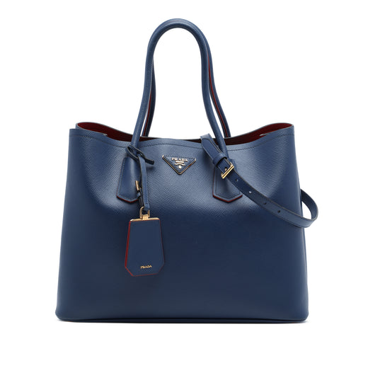 Large Saffiano Cuir Double Satchel - Image 1