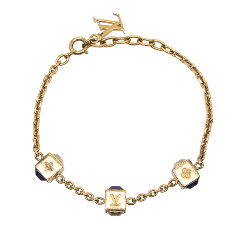 Gold Plated Strass Gamble Bracelet - Image 2
