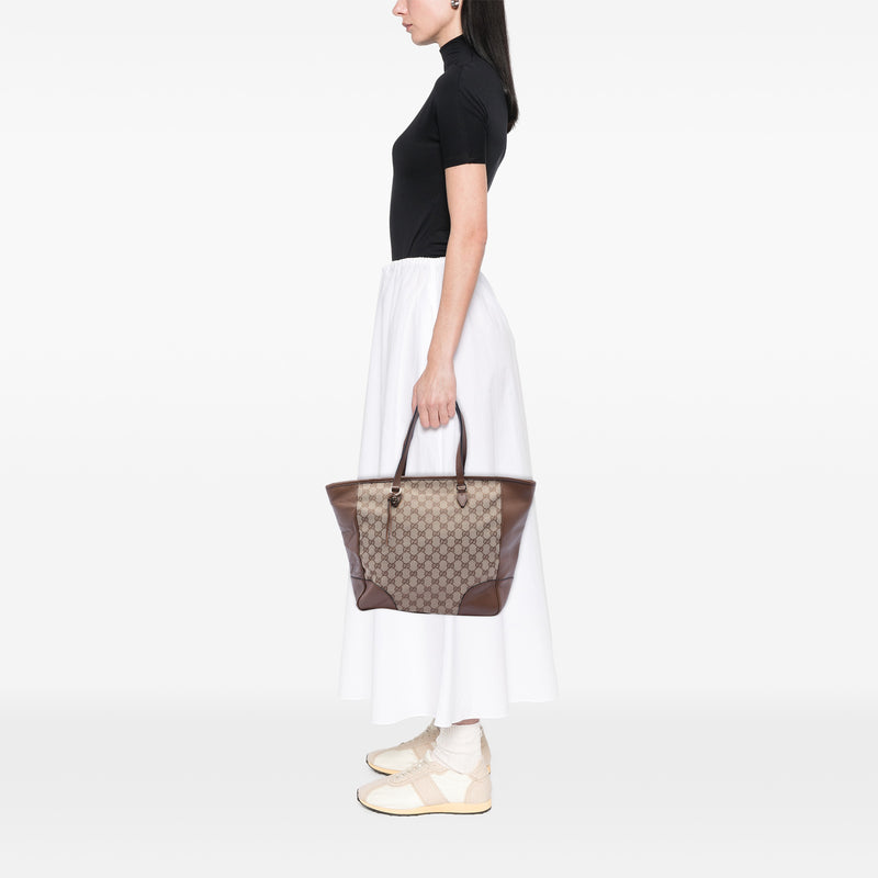 GG Canvas Bree Zippered Tote - Image 7